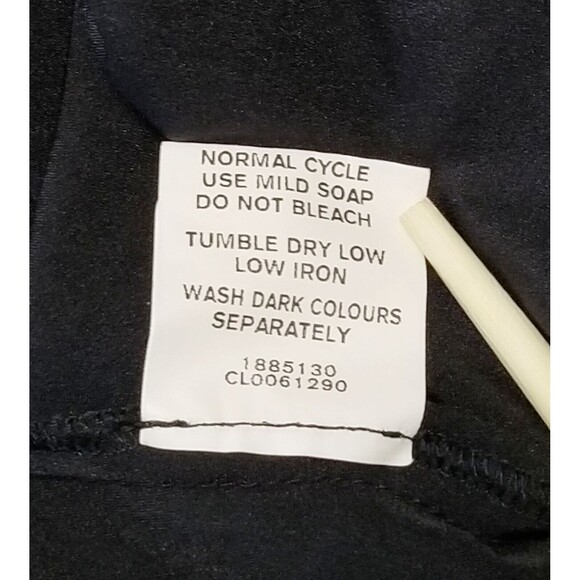 eShakti Women's Turquoise Print Sheath Midi Dress Sz Large 12 Long Sleeves - Picture 11 of 11